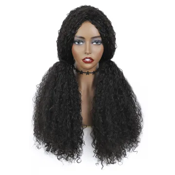 X-TRESS Bohemian Wave Synthetic Hair Wig Middle Part Long Machine Made Natural Hair Wig With Baby Hair For Women Glueless Wig