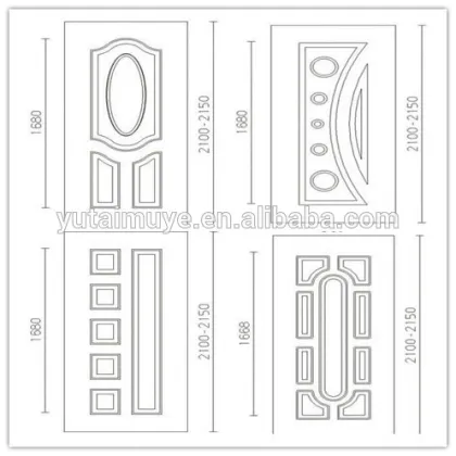 wood veneer door skin and doors