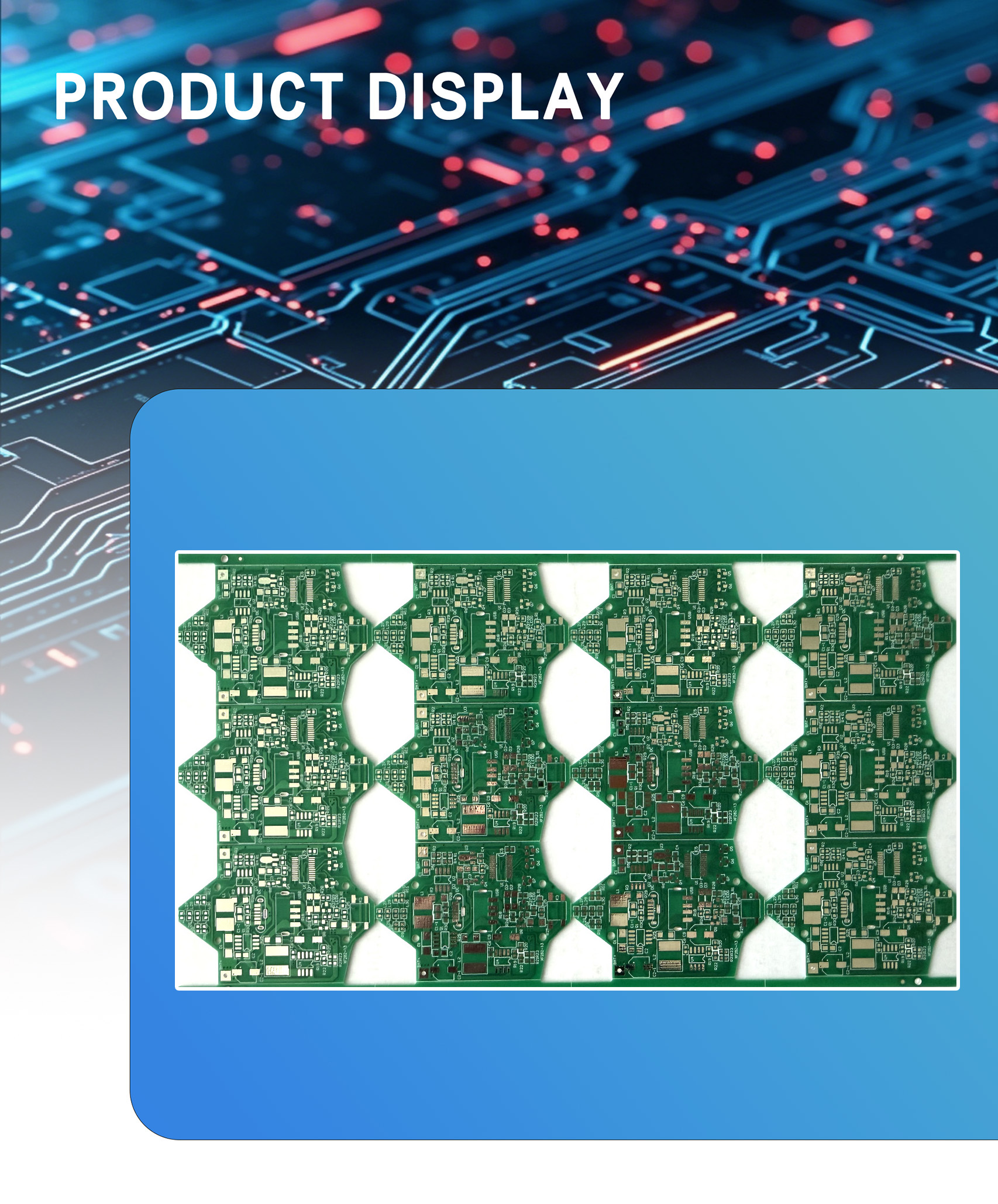 6.FR4 2-Layer PCB Double Sided FR4 Circuit Board 000