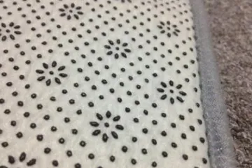 Custom PVC Dotted Nonwoven Fabrics Textiles Felt