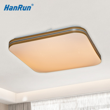 Fiber Optic Wooden Grain 3CCT Dimmable LED Ceiling Light
