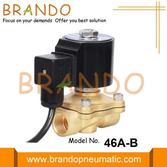 1/2 Inch Fountain Brass Solenoid Valve IP68 Waterproof