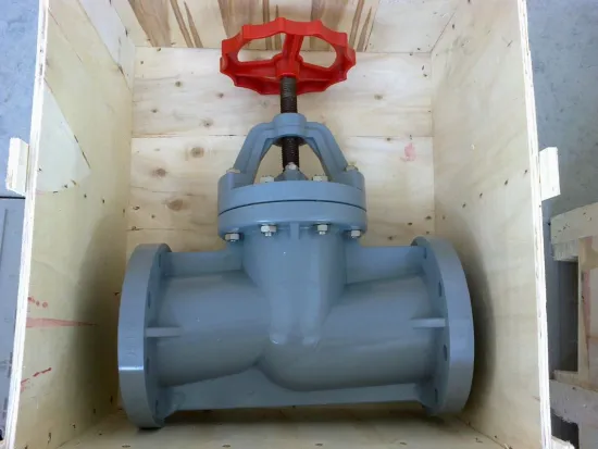 20mm, 40mm, 50mm Cpvc Flange End 2 Way Globe Valve Gate Valve With Cpvc Bonnet