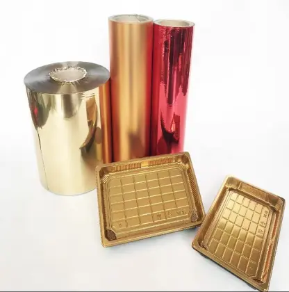 Golden PS Disposable Food Tray for Cakes/Bread