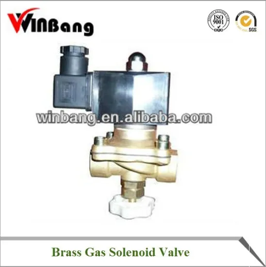 Brass Manual Energy Saving Gas Solenoid Valve