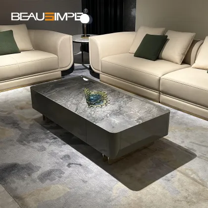 European Luxury Cowhide Upholstered Sofas