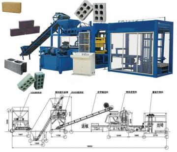 2014 hot!!! automatic hydraulic cement block making machine