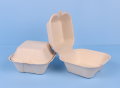 Βιοαποικοδομήσιμο κουτί μπιφτέκι 4 ιντσών από χαρτοπολτό ζαχαροκάλαμου