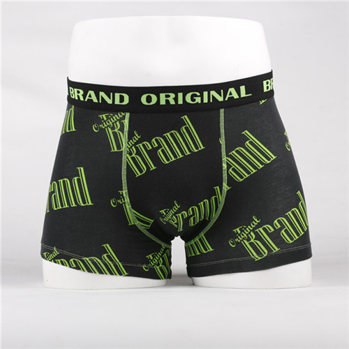 Men Boxers, combed cotton printing ,boxer underwear for men