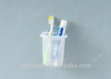 Kangaroo Pocket Wall Bathroom Toothbrush Stick Paste Holder Sucker Organizer #2