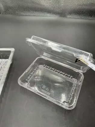 the PET box for meat and vegetale meat plate display and stocking