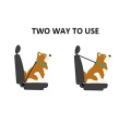 2in1 guinzaglio per auto in corda di sicurezza della cintura di sicurezza per cani