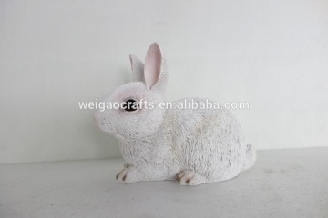 garden ornaments sculpture decoration farm animal rabbit resin handicraft
