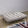 Metal Legs White Fabric Folding Sofa Bed