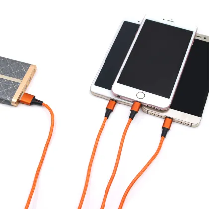 Yijiashishang Drop Shipping Quick Charge 3-In-1 OEM Micro USB Connector Charger USB Cable Charging Kable