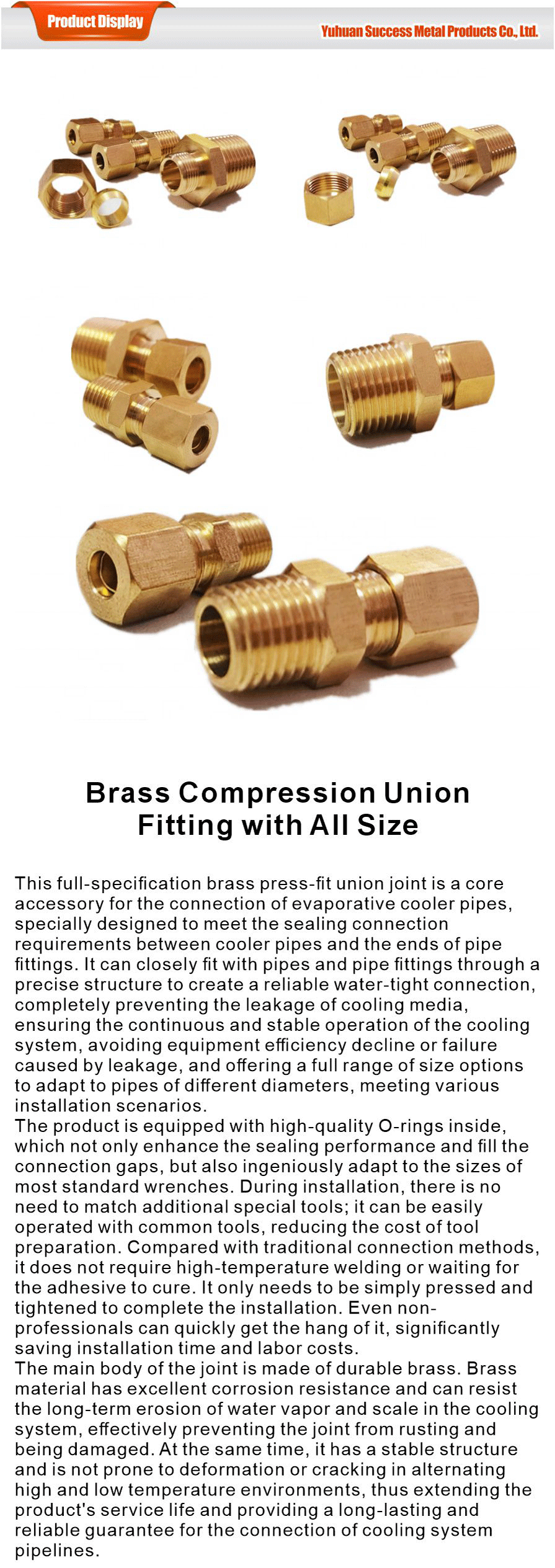 Brass fittings-xiangqing1-SKSS007