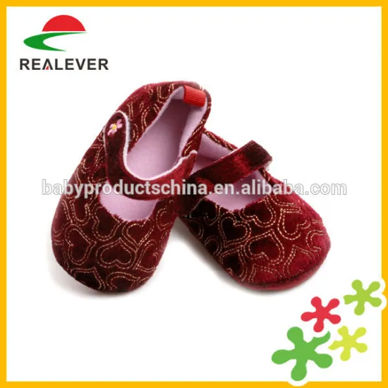 Velvet Mary Jane baby girl shoes
