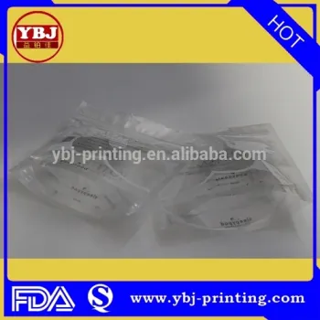 Customized printed plastic small zipper nylon bags for sea food