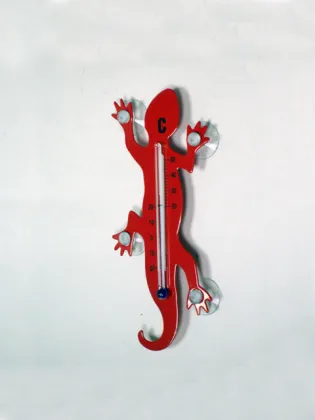 Octopus Shape Wall Red Mercury Thermometer
