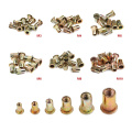 10/20PCS Carbon steel Rivet Nuts M3 M4 M6 M8 M10 Flat Head Rivet Nuts Set Nuts Insert Riveting Multi Size