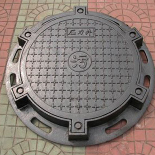 Customized cast iron rainwater grate overflow manhole cover