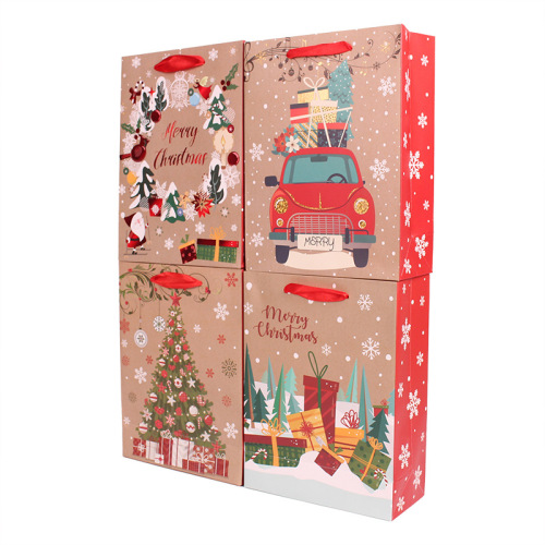 Hot Sale Christmas Gift Packaging Eco Paper Bag