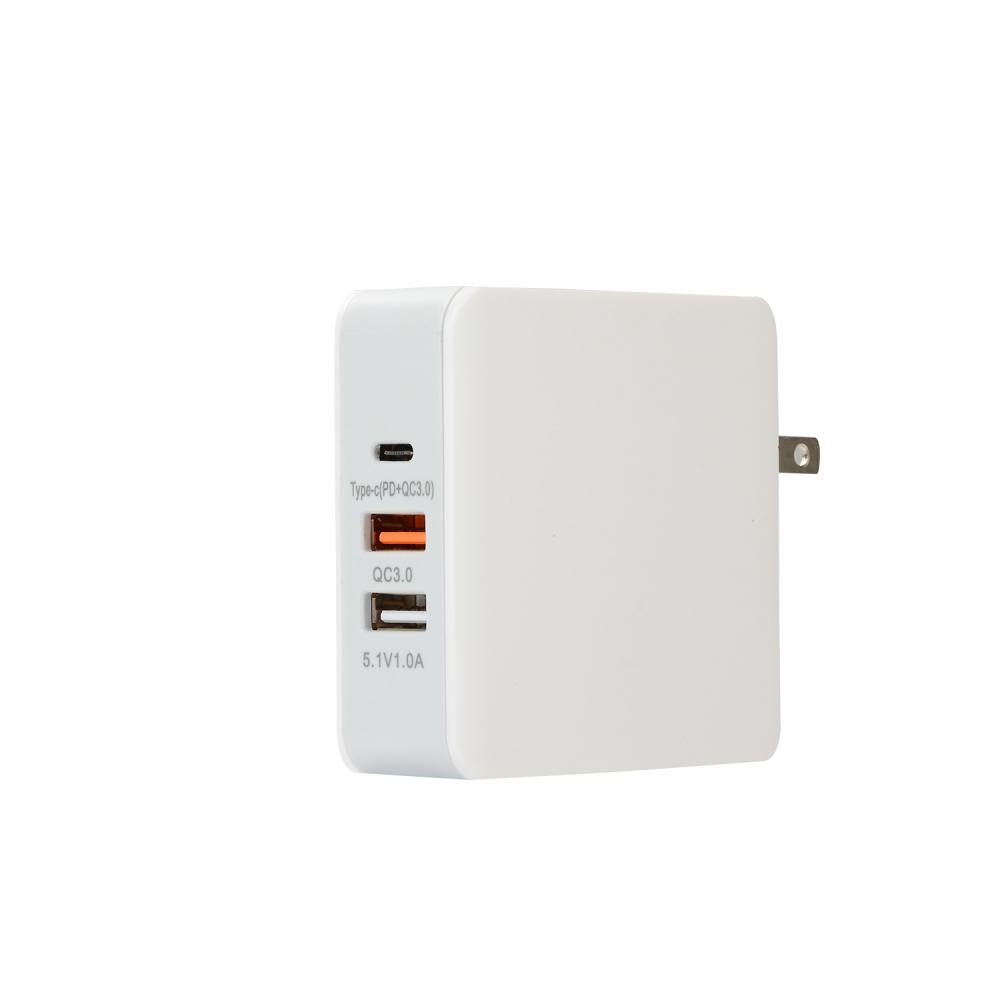 Portable Type-C PD QC3.0 Travel Wall Charger