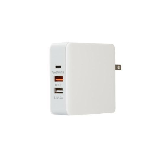 68W 3 Ports Travel USB Wall Charger