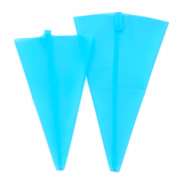Borse per tubature per torta in silicone blu - Borse e distributori di pasticceria riutilizzabili a 4 dimensioni