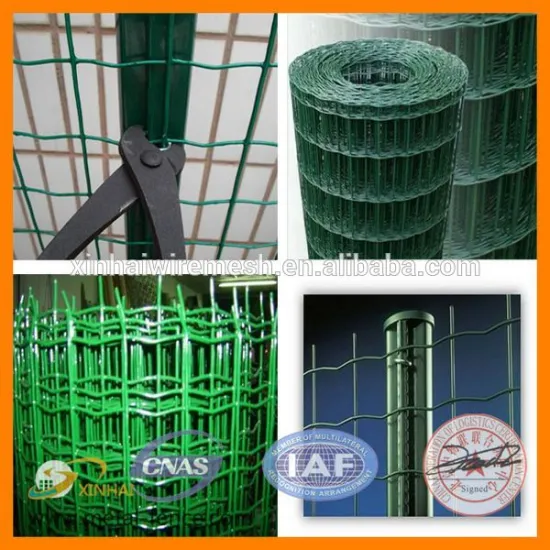 PVC coated wire roll mesh fence Euro fence (ISO9001 certified)