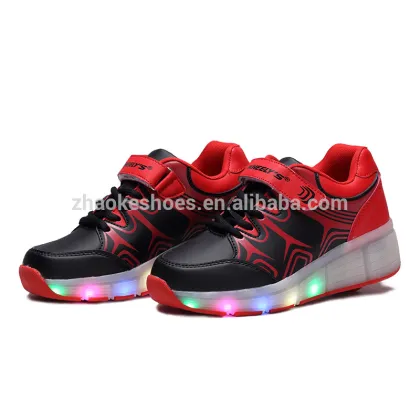 Wheels Winter Skate Shoes LED Casual Shoes Heel One Roller Shoes Kids Zapatillas Con Ruedas
