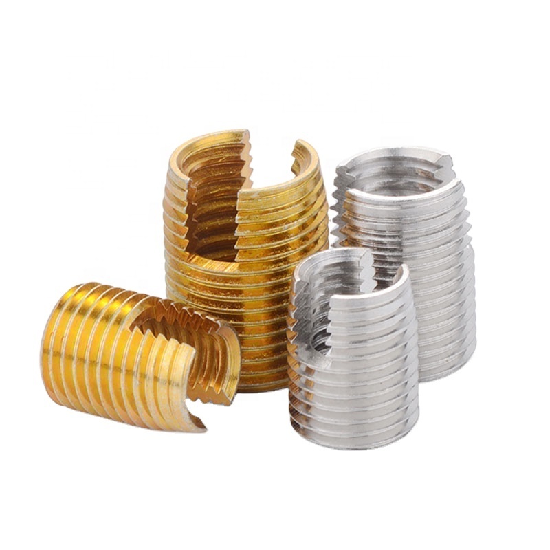 Industrial M10*1.5-18L Brass Spacer Insert Self-Tapping Repair Zinc Plating Stainless Steel Fasteners Screw Bolt Hex Standoff