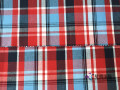 100% Cotton Plain Check Shirting Fabric