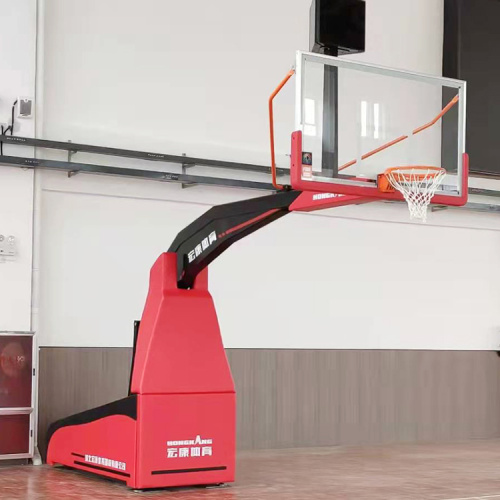 Adjustable portable basketball stand for training