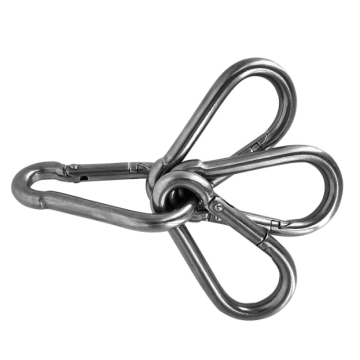 Heavy Duty Edelstahl Feder Schnapphaken Carabiner