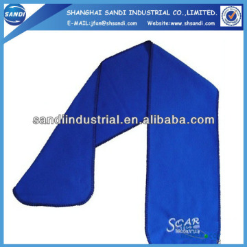 Polar fleece fringe scarf