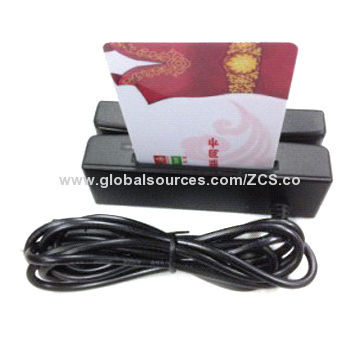 USB smart IC card reader, supports hybrid magnetic and smart IC card read/write, one year warranty