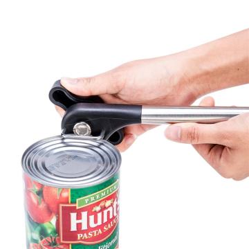 Stainless Steel Manual Can Opener with Multi-Function Wine Bottle Opener - Customizable Logo