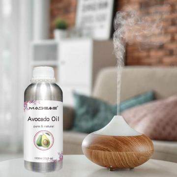 100% puro e natural fria orgânica - óleo de abacate prensado para aromaterapia, corpo, nutrimento para o cabelo