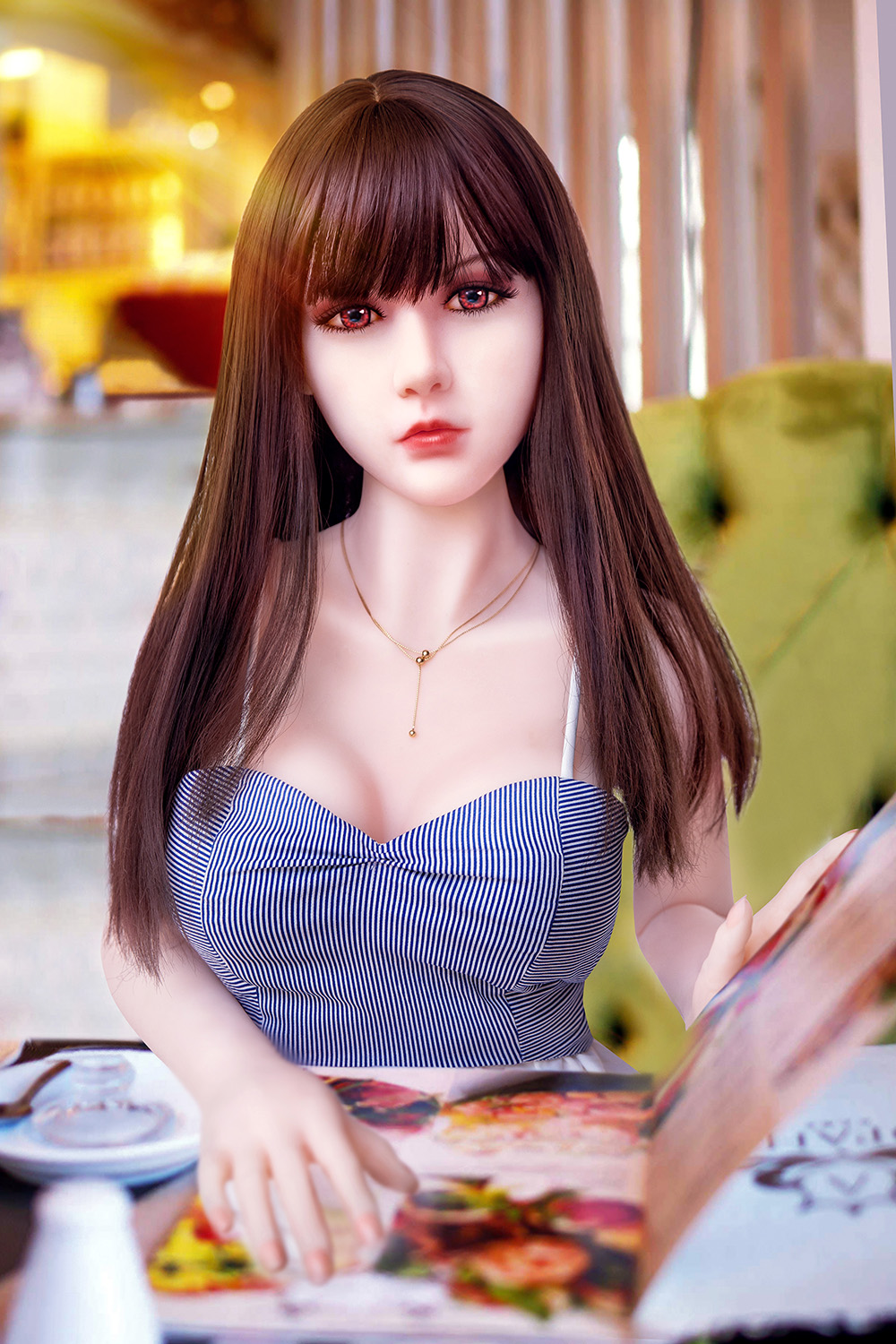 detachable sex doll Cool people detachable half-body silicone 158 solid doll non-inflatable  human doll male big-breasted