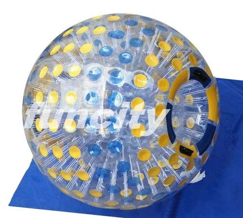 Inflatable Water Zorb Ball With One Entrance And Colorful Dot For Children And Adults