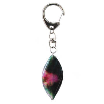 Natural Gemstone Agate Keychain