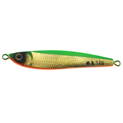 WHITEBAIT Drag Metal Jig Spoon Lure 12g for Slow Jigging and Bass Fishing