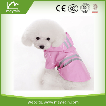 Fancy pet dog PVC raincoat, jumpsuit pet raincoat