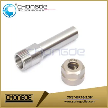 C ER16 5/8" Collet Chuck With Straight Shank 2.36"