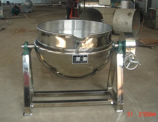 Sugar boiling pot (Electric/steam heating) used in peanut product line