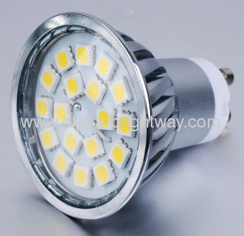 18leds Smd5050 Led Spotlight With Glass Cover 