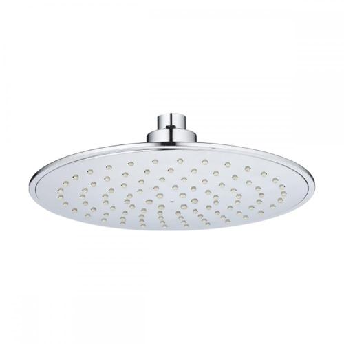 ABS plastic round high pressure bathroom overhead shower