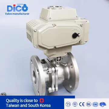 DIN PN16 industrial flange ball valve