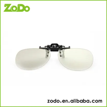 factory circular polarized tianium alloy rack 3d glasses